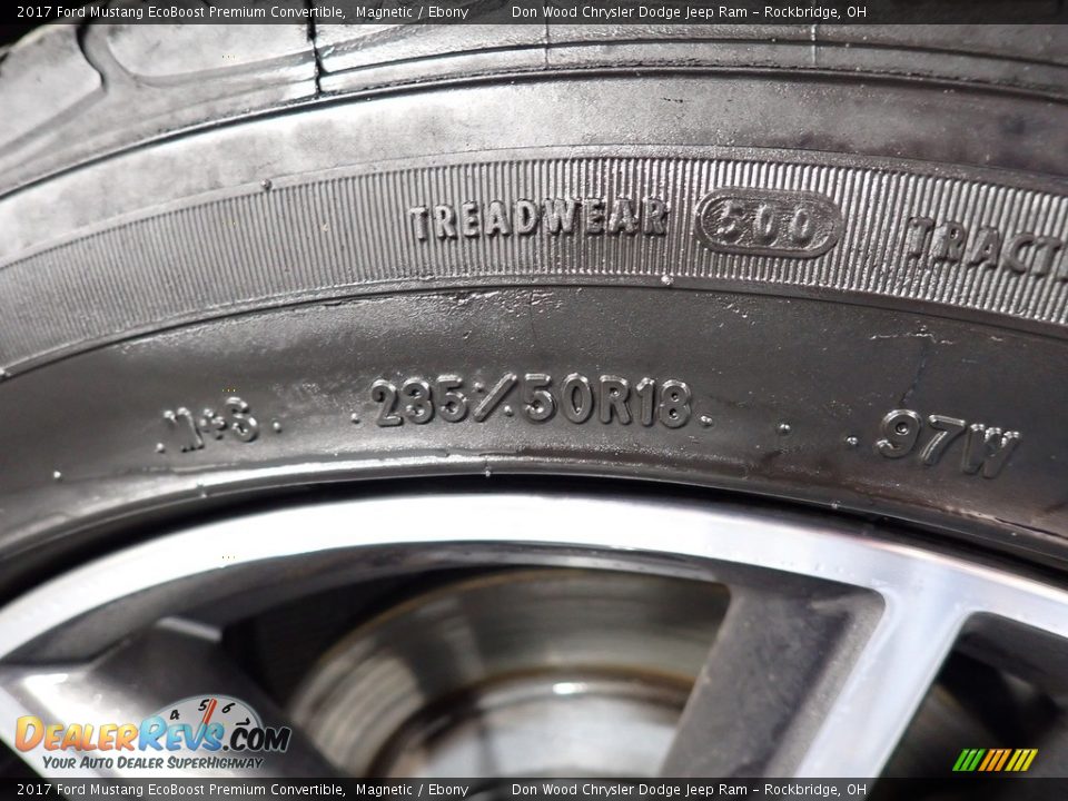 2017 Ford Mustang EcoBoost Premium Convertible Magnetic / Ebony Photo #21