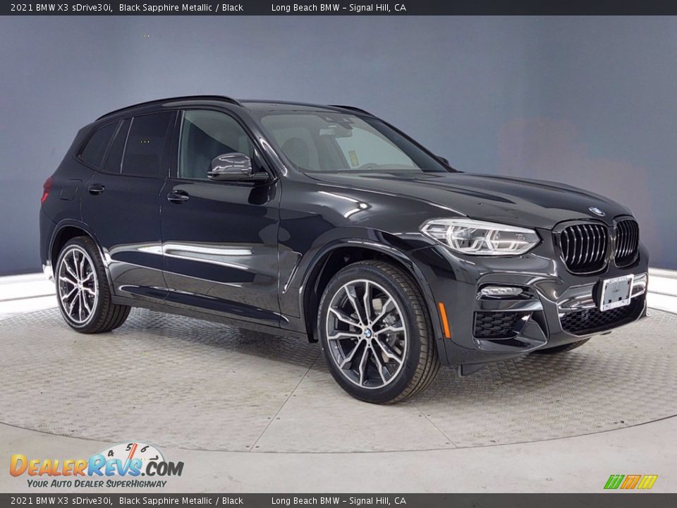 2021 BMW X3 sDrive30i Black Sapphire Metallic / Black Photo #27