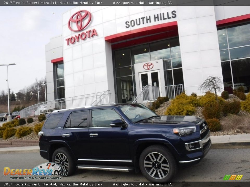 2017 Toyota 4Runner Limited 4x4 Nautical Blue Metallic / Black Photo #2