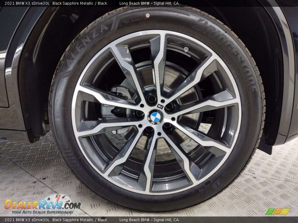 2021 BMW X3 sDrive30i Black Sapphire Metallic / Black Photo #3