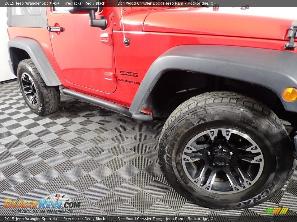 2015 Jeep Wrangler Sport 4x4 Firecracker Red / Black Photo #3