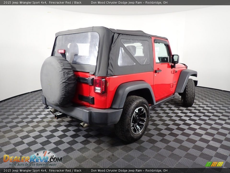 2015 Jeep Wrangler Sport 4x4 Firecracker Red / Black Photo #14