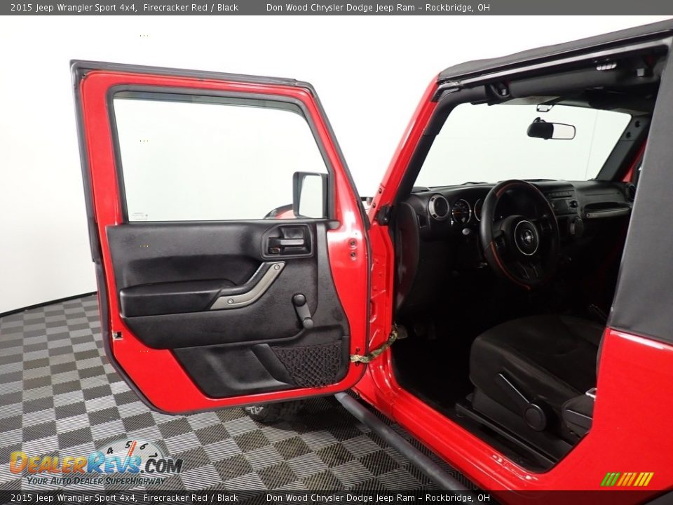 2015 Jeep Wrangler Sport 4x4 Firecracker Red / Black Photo #17