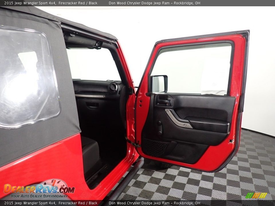 2015 Jeep Wrangler Sport 4x4 Firecracker Red / Black Photo #22