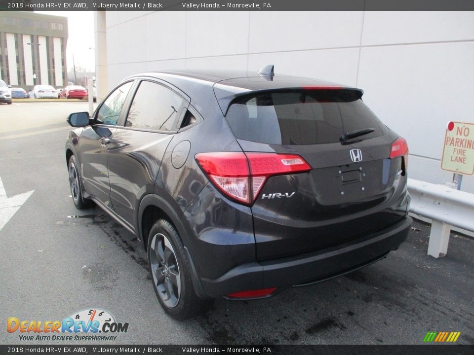 2018 Honda HR-V EX AWD Mulberry Metallic / Black Photo #3