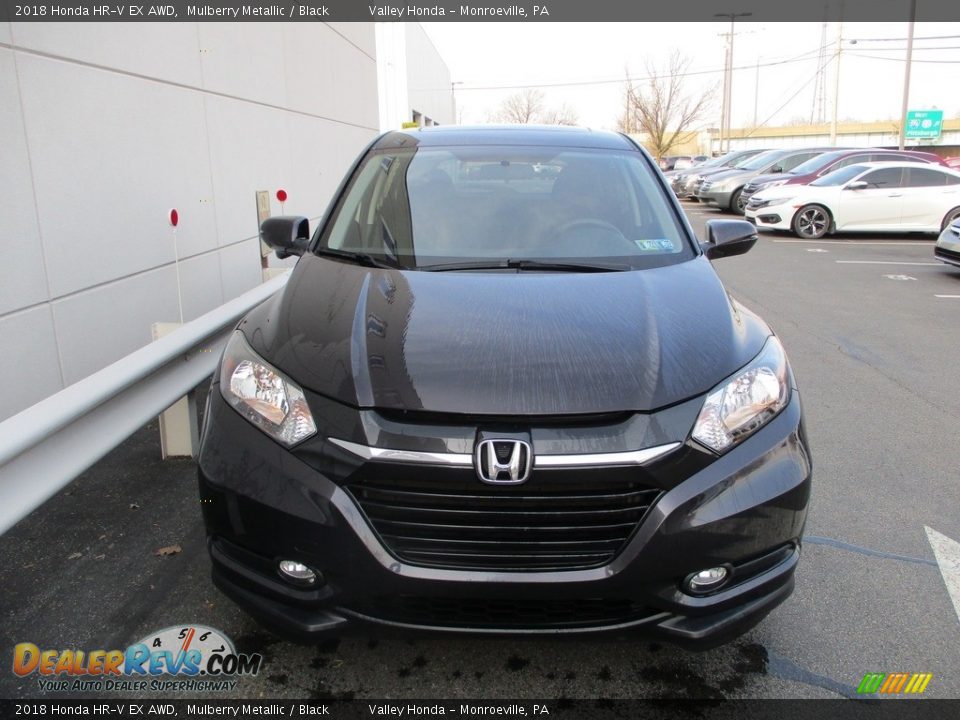 2018 Honda HR-V EX AWD Mulberry Metallic / Black Photo #8