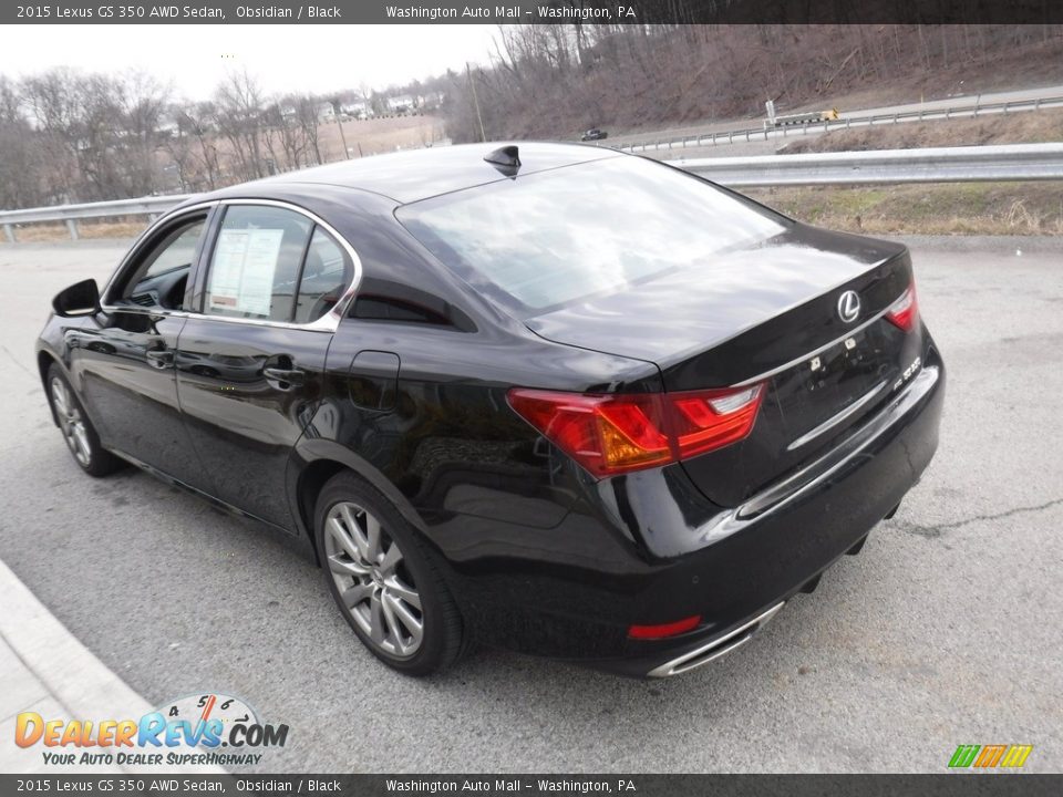 2015 Lexus GS 350 AWD Sedan Obsidian / Black Photo #14