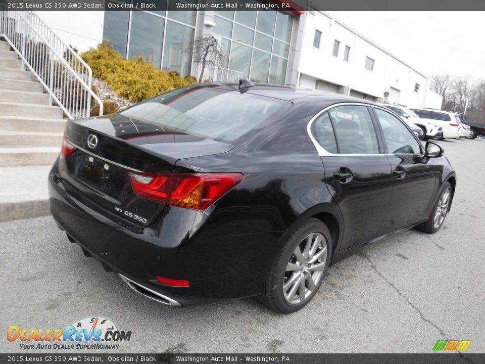 2015 Lexus GS 350 AWD Sedan Obsidian / Black Photo #16