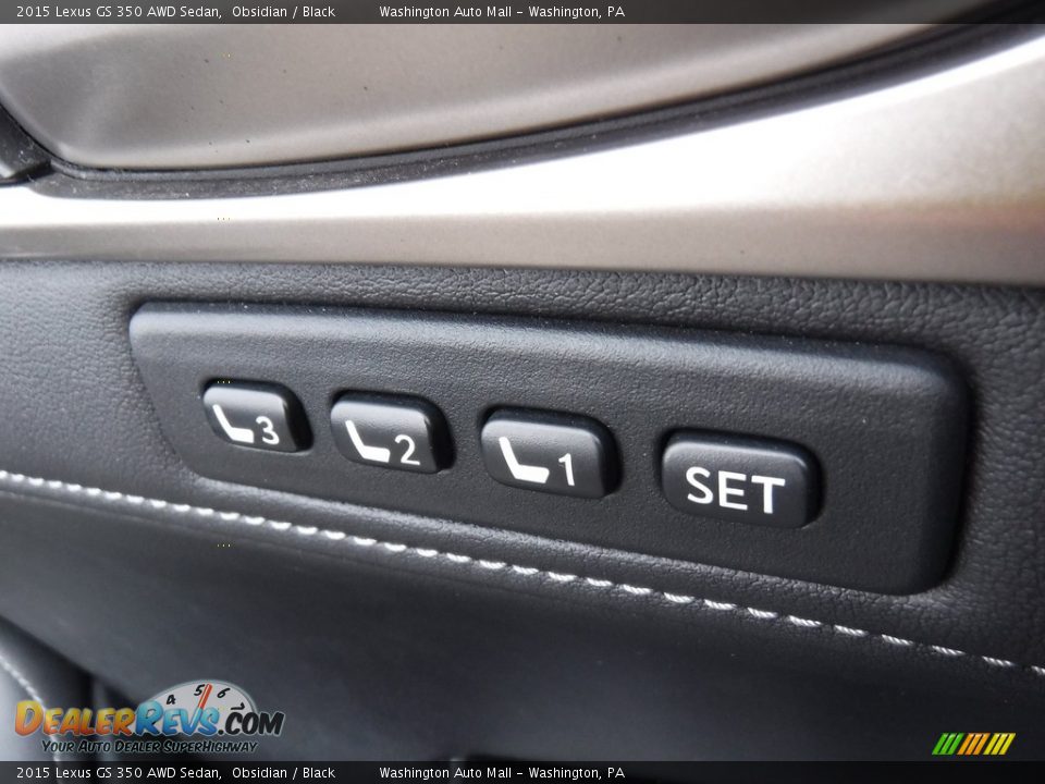 Front Seat of 2015 Lexus GS 350 AWD Sedan Photo #23