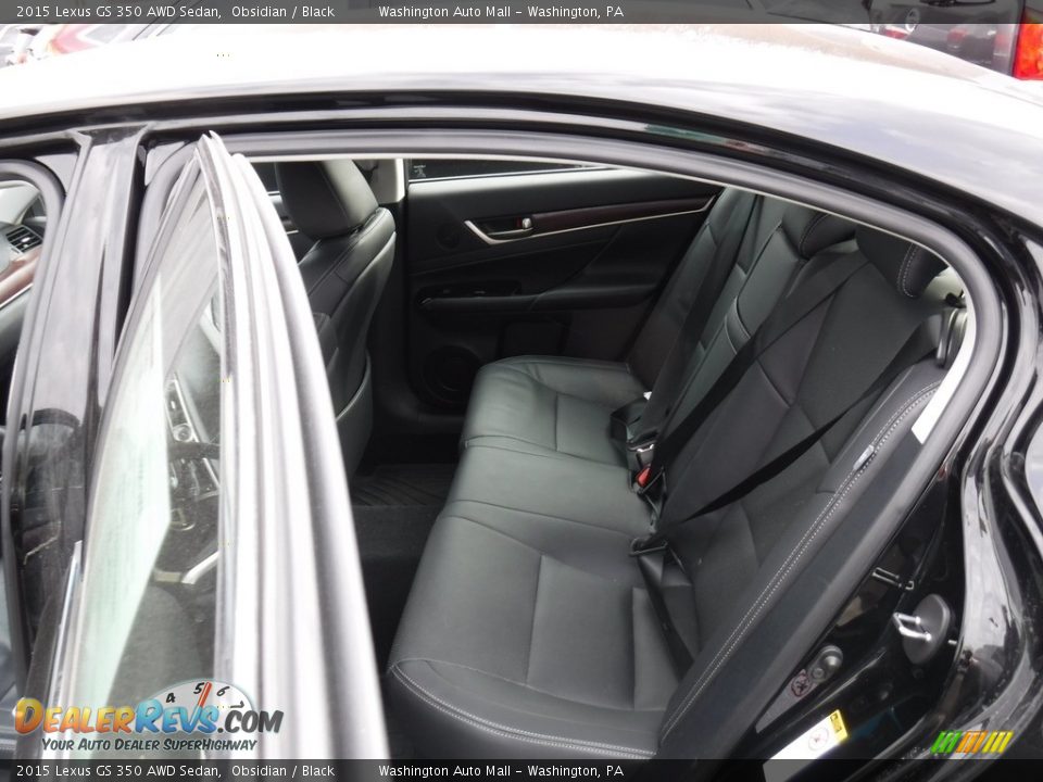 Rear Seat of 2015 Lexus GS 350 AWD Sedan Photo #27