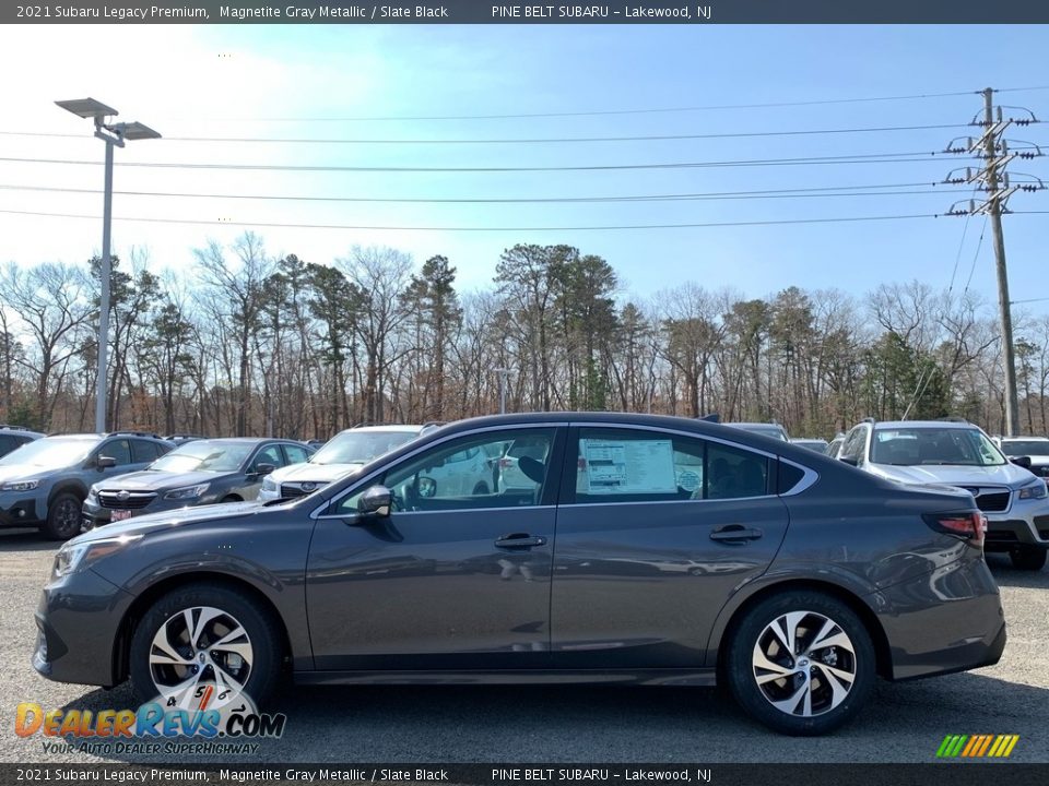 2021 Subaru Legacy Premium Magnetite Gray Metallic / Slate Black Photo #4