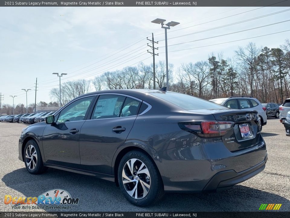 2021 Subaru Legacy Premium Magnetite Gray Metallic / Slate Black Photo #6