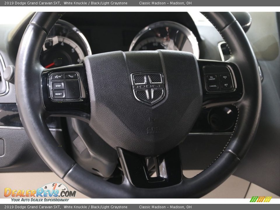 2019 Dodge Grand Caravan SXT White Knuckle / Black/Light Graystone Photo #7
