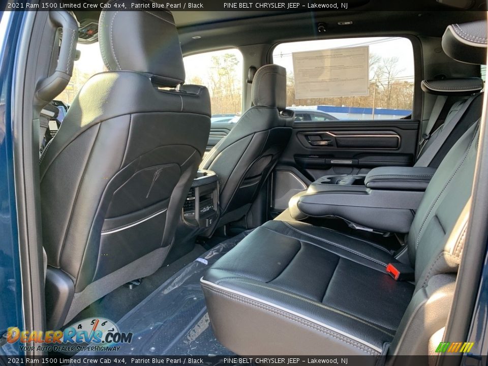 2021 Ram 1500 Limited Crew Cab 4x4 Patriot Blue Pearl / Black Photo #6