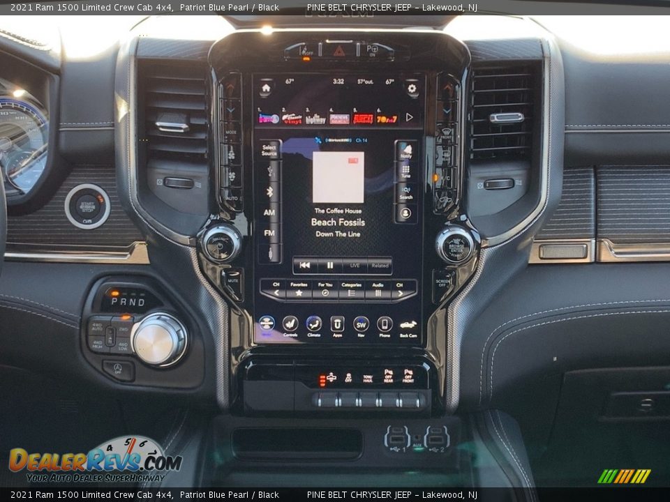 2021 Ram 1500 Limited Crew Cab 4x4 Patriot Blue Pearl / Black Photo #7