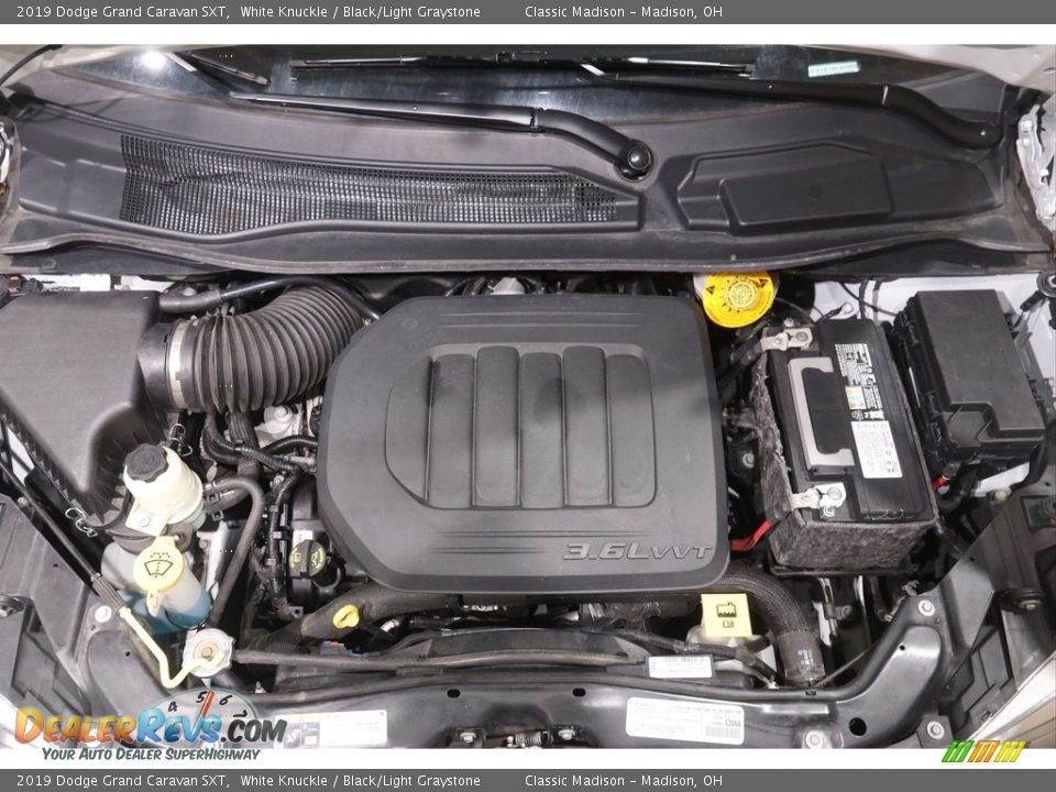 2019 Dodge Grand Caravan SXT White Knuckle / Black/Light Graystone Photo #19