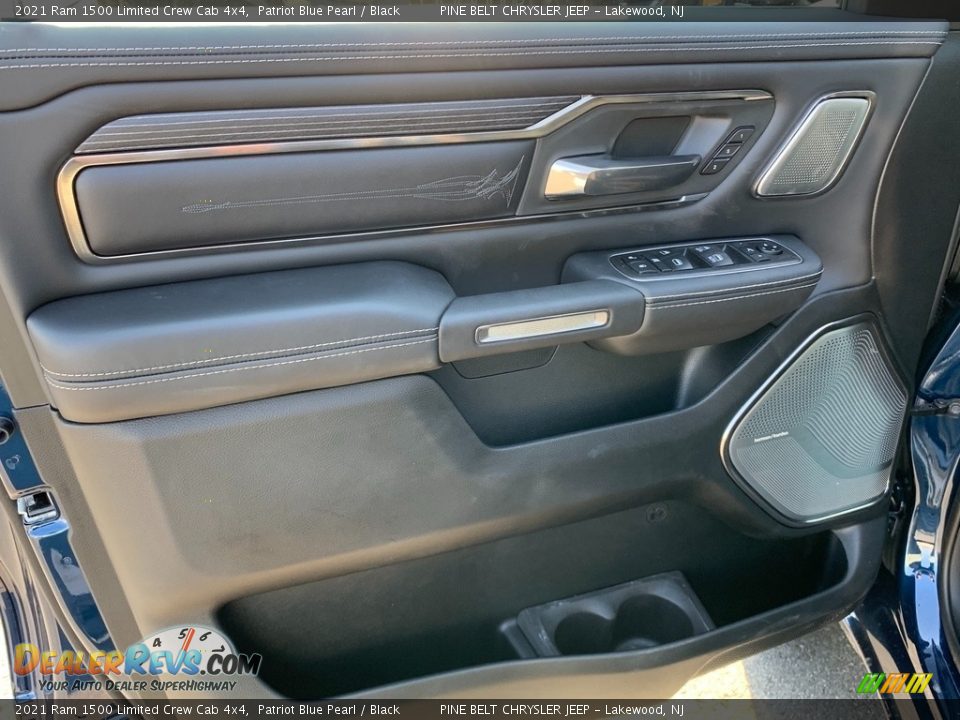 2021 Ram 1500 Limited Crew Cab 4x4 Patriot Blue Pearl / Black Photo #8