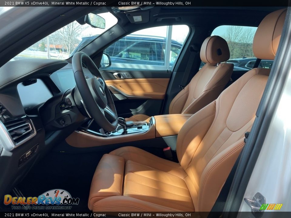 2021 BMW X5 xDrive40i Mineral White Metallic / Cognac Photo #3