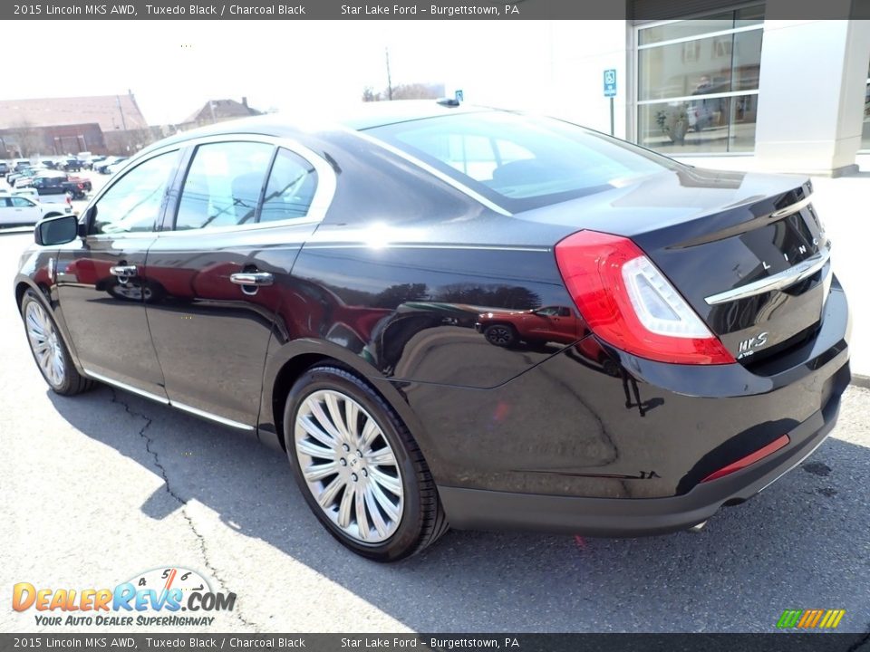 2015 Lincoln MKS AWD Tuxedo Black / Charcoal Black Photo #3