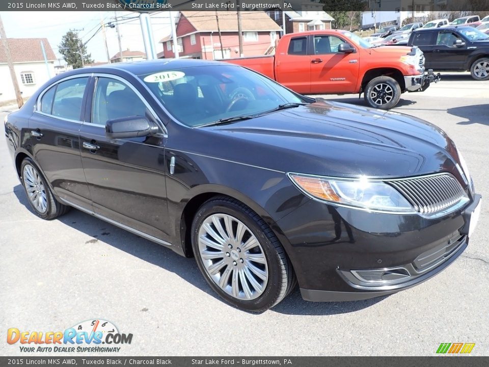 Front 3/4 View of 2015 Lincoln MKS AWD Photo #7