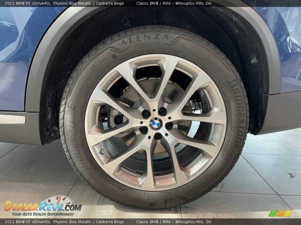 2021 BMW X5 xDrive40i Phytonic Blue Metallic / Canberra Beige Photo #5