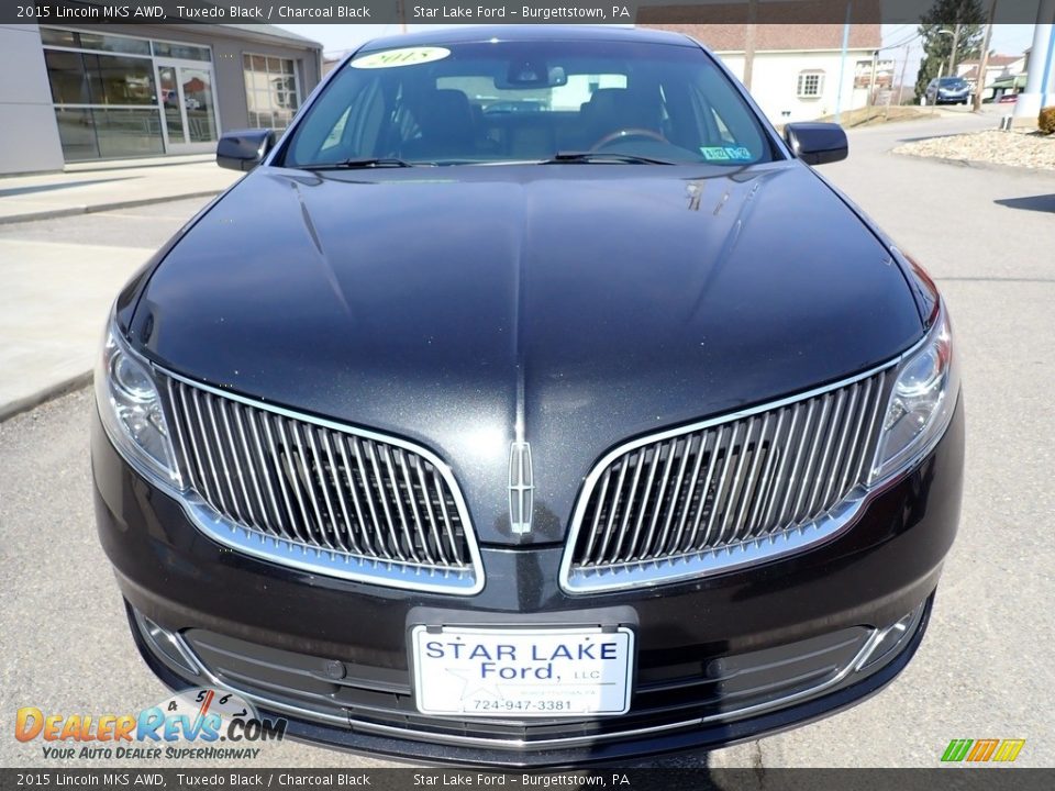 2015 Lincoln MKS AWD Tuxedo Black / Charcoal Black Photo #8