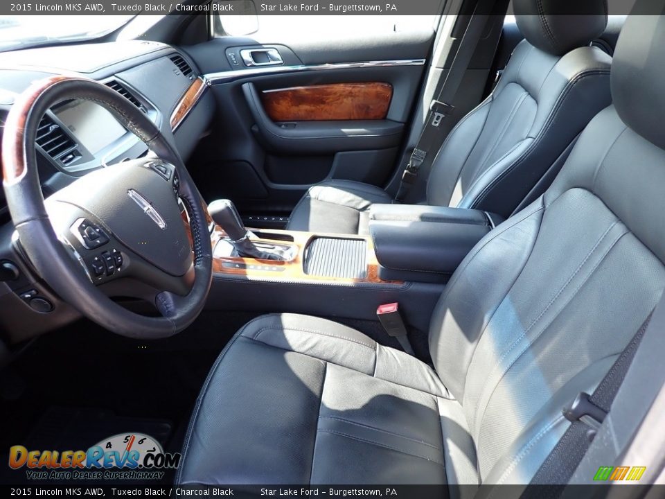Front Seat of 2015 Lincoln MKS AWD Photo #9