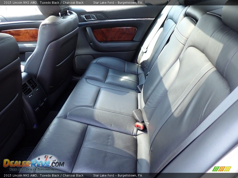 Rear Seat of 2015 Lincoln MKS AWD Photo #10