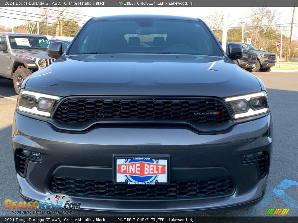 2021 Dodge Durango GT AWD Granite Metallic / Black Photo #2