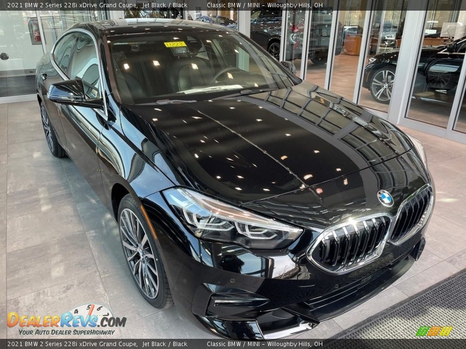 2021 BMW 2 Series 228i xDrive Grand Coupe Jet Black / Black Photo #1