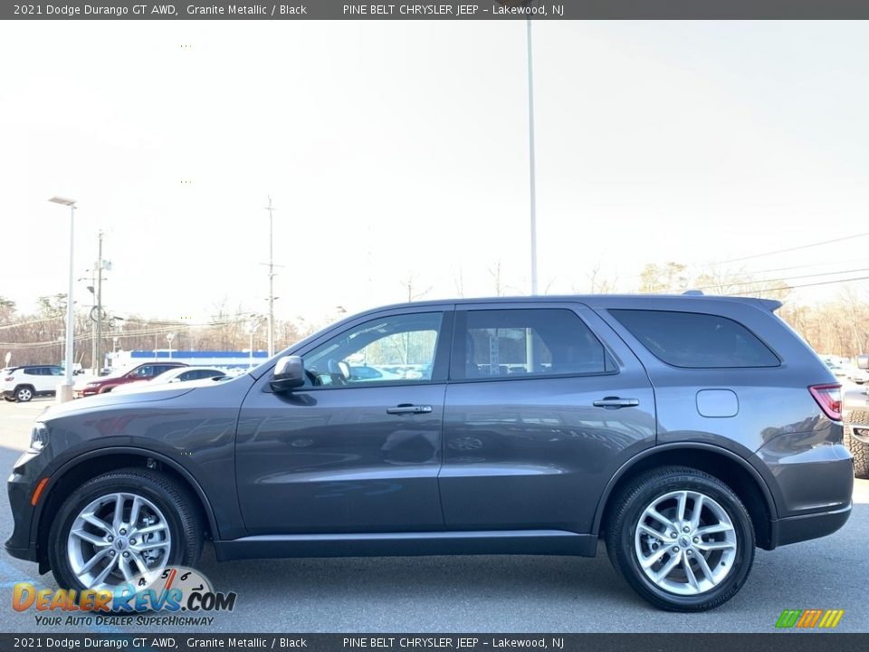 2021 Dodge Durango GT AWD Granite Metallic / Black Photo #3