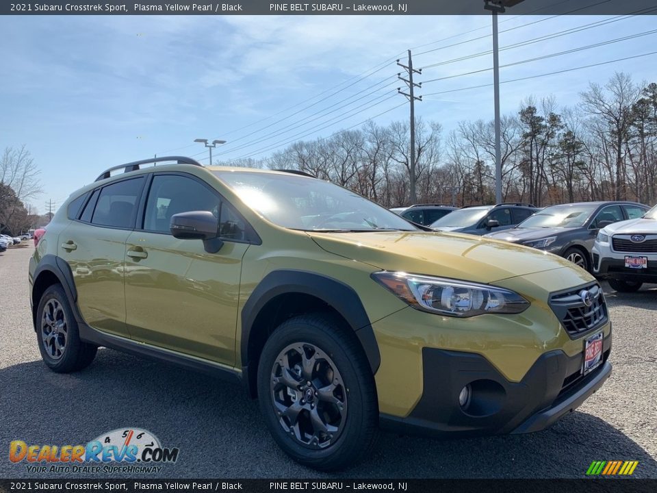 2021 Subaru Crosstrek Sport Plasma Yellow Pearl / Black Photo #1