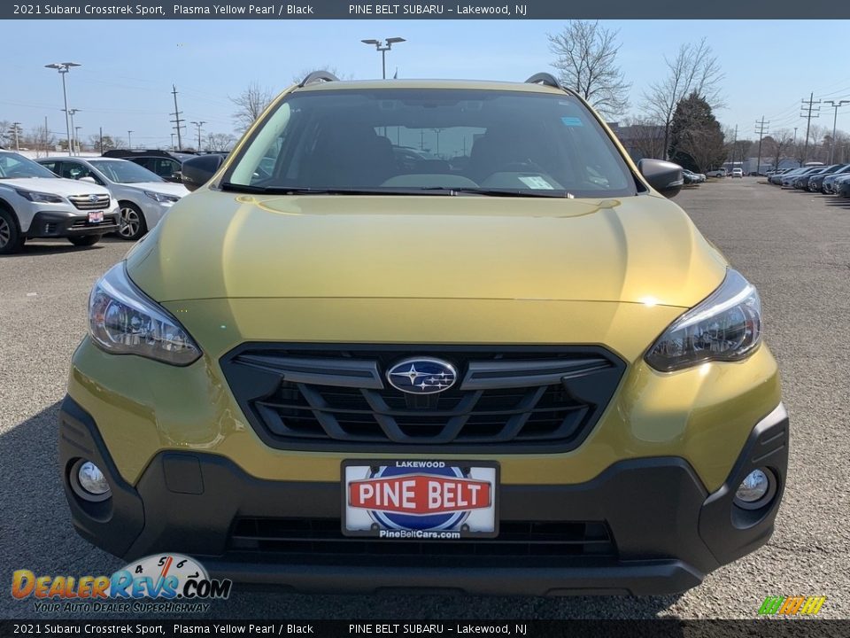 2021 Subaru Crosstrek Sport Plasma Yellow Pearl / Black Photo #3