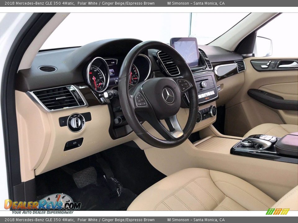 Ginger Beige/Espresso Brown Interior - 2018 Mercedes-Benz GLE 350 4Matic Photo #14