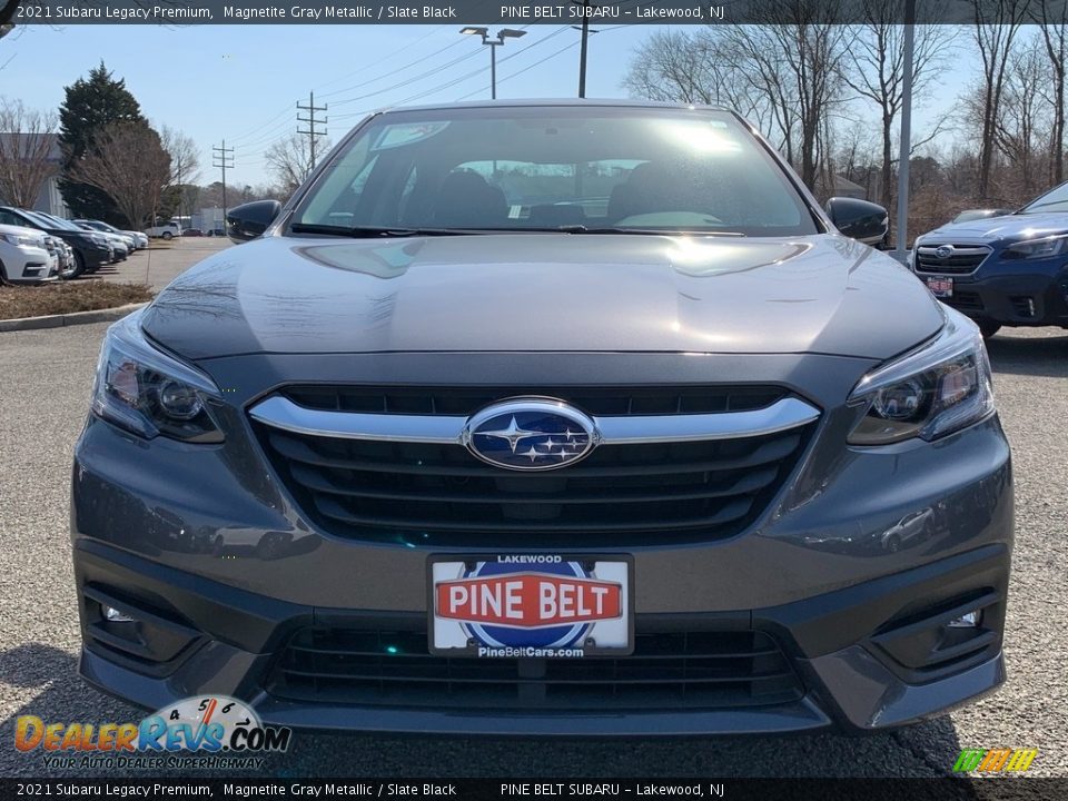 2021 Subaru Legacy Premium Magnetite Gray Metallic / Slate Black Photo #3