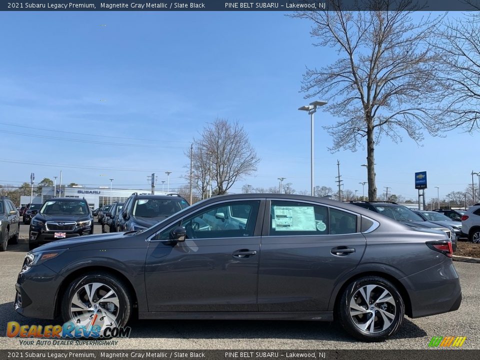 2021 Subaru Legacy Premium Magnetite Gray Metallic / Slate Black Photo #4