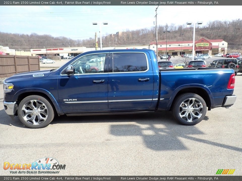 2021 Ram 1500 Limited Crew Cab 4x4 Patriot Blue Pearl / Indigo/Frost Photo #2