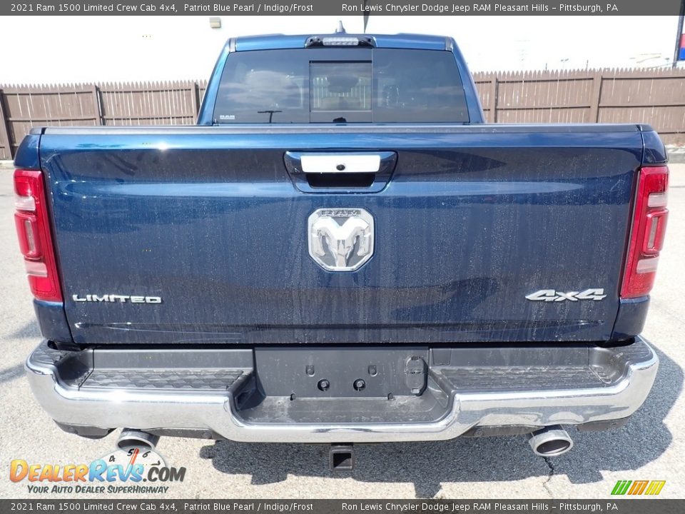 2021 Ram 1500 Limited Crew Cab 4x4 Patriot Blue Pearl / Indigo/Frost Photo #4