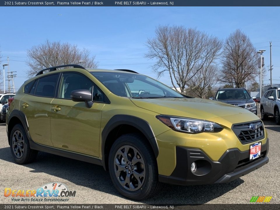 2021 Subaru Crosstrek Sport Plasma Yellow Pearl / Black Photo #1