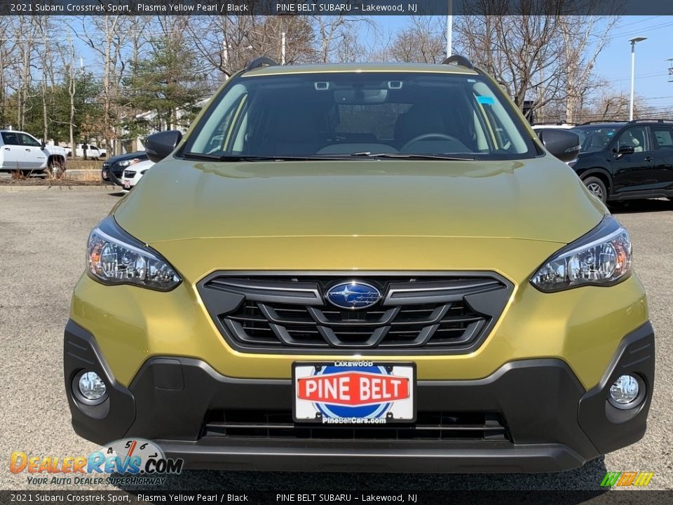 2021 Subaru Crosstrek Sport Plasma Yellow Pearl / Black Photo #3