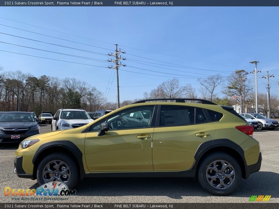 2021 Subaru Crosstrek Sport Plasma Yellow Pearl / Black Photo #4