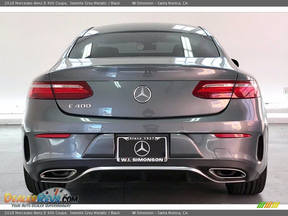 2018 Mercedes-Benz E 400 Coupe Selenite Grey Metallic / Black Photo #3