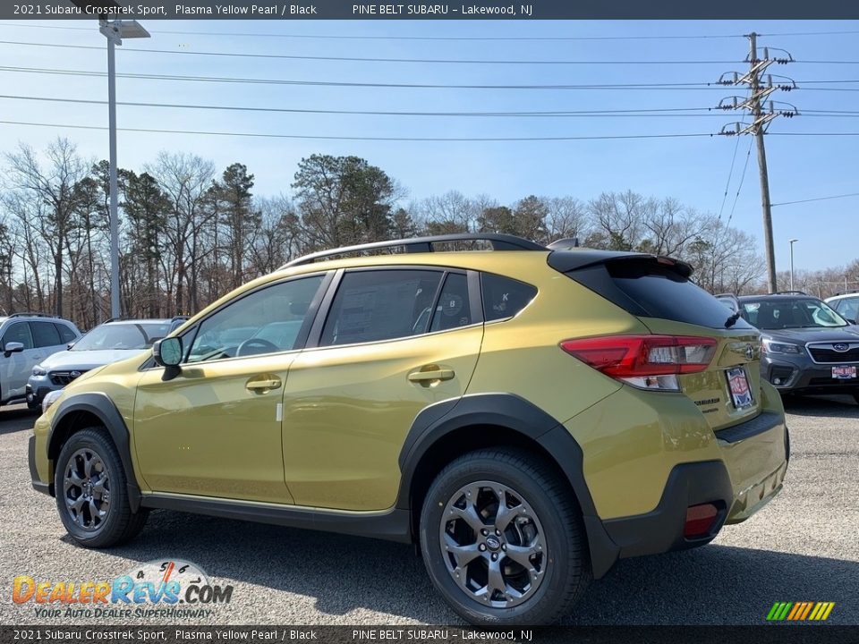 2021 Subaru Crosstrek Sport Plasma Yellow Pearl / Black Photo #6