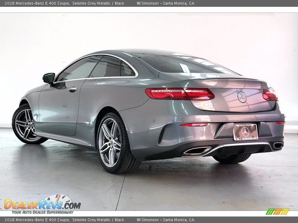 2018 Mercedes-Benz E 400 Coupe Selenite Grey Metallic / Black Photo #10