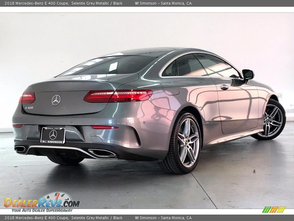 2018 Mercedes-Benz E 400 Coupe Selenite Grey Metallic / Black Photo #13