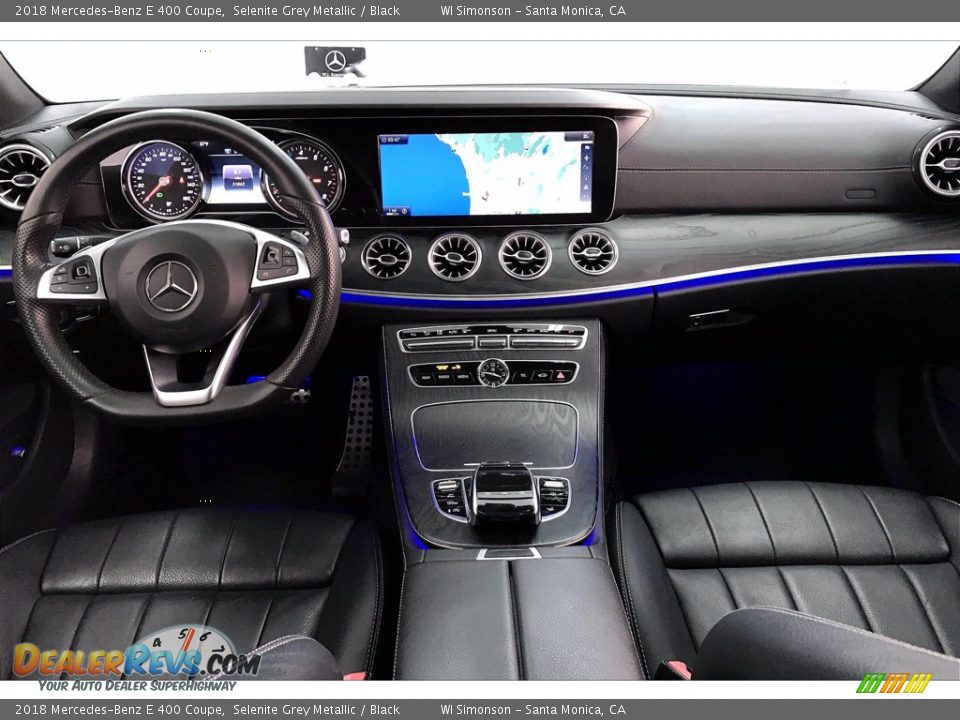 2018 Mercedes-Benz E 400 Coupe Selenite Grey Metallic / Black Photo #15