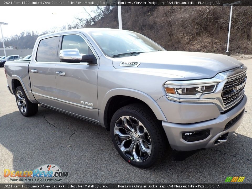 2021 Ram 1500 Limited Crew Cab 4x4 Billet Silver Metallic / Black Photo #7