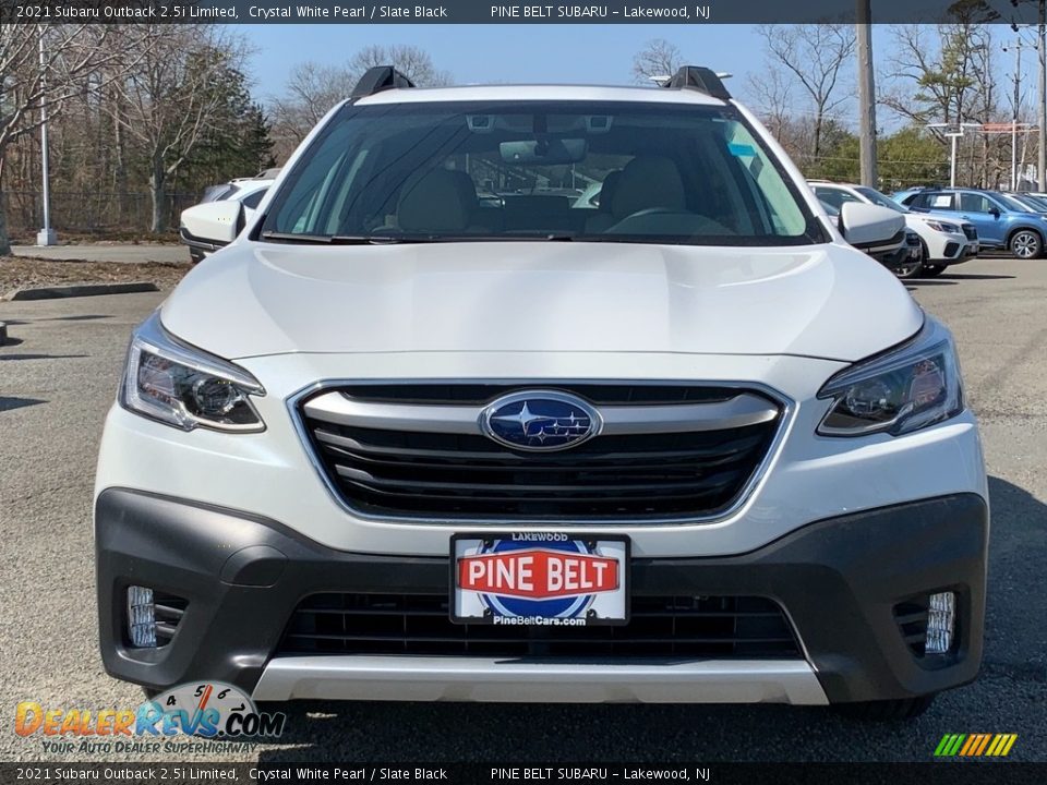 2021 Subaru Outback 2.5i Limited Crystal White Pearl / Slate Black Photo #3