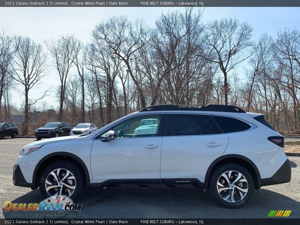 2021 Subaru Outback 2.5i Limited Crystal White Pearl / Slate Black Photo #4