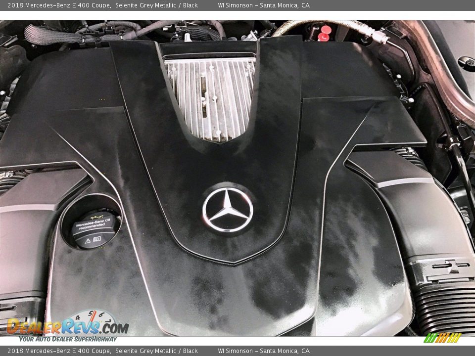 2018 Mercedes-Benz E 400 Coupe Selenite Grey Metallic / Black Photo #32